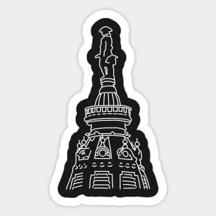 NSFWilliam Penn Statue - Philadelphia City Hall Sticker